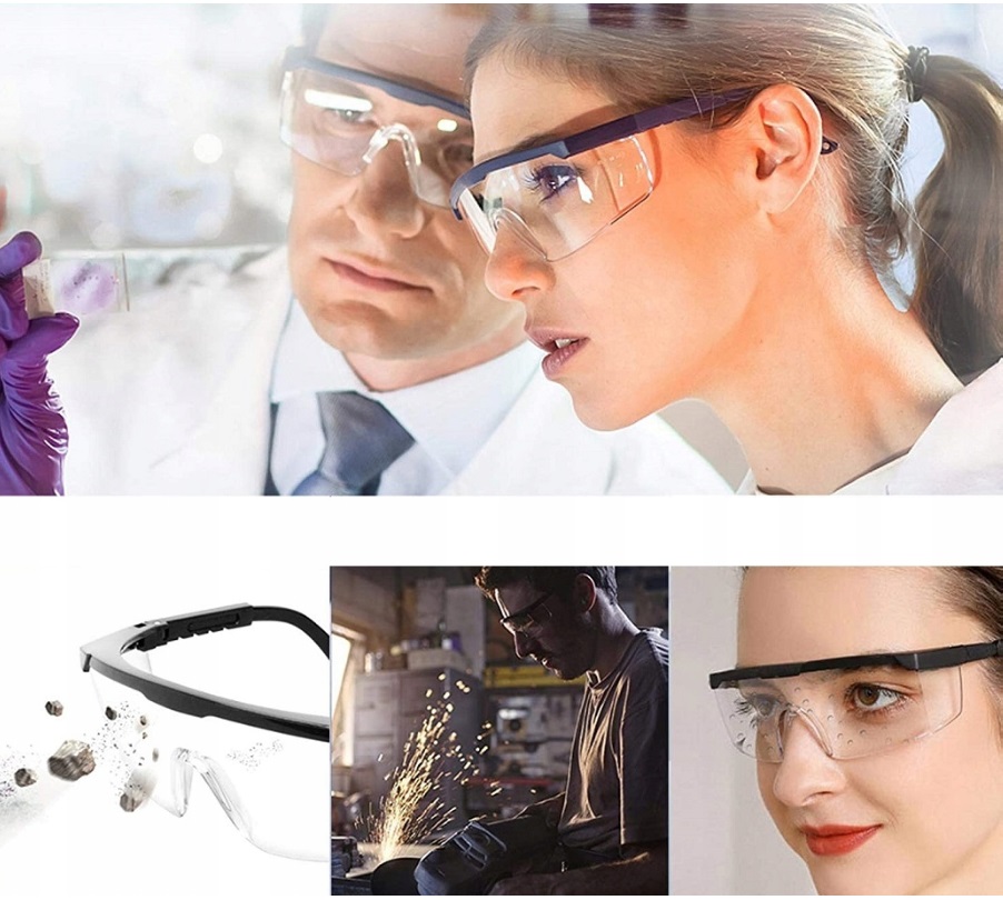 Okulary GOGLE ochronne przeciwodpryskowe GOBI Marka bez marki