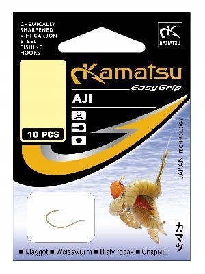 Przypon Kamatsu Aji Robak Biały 10/0,12mm 50cm