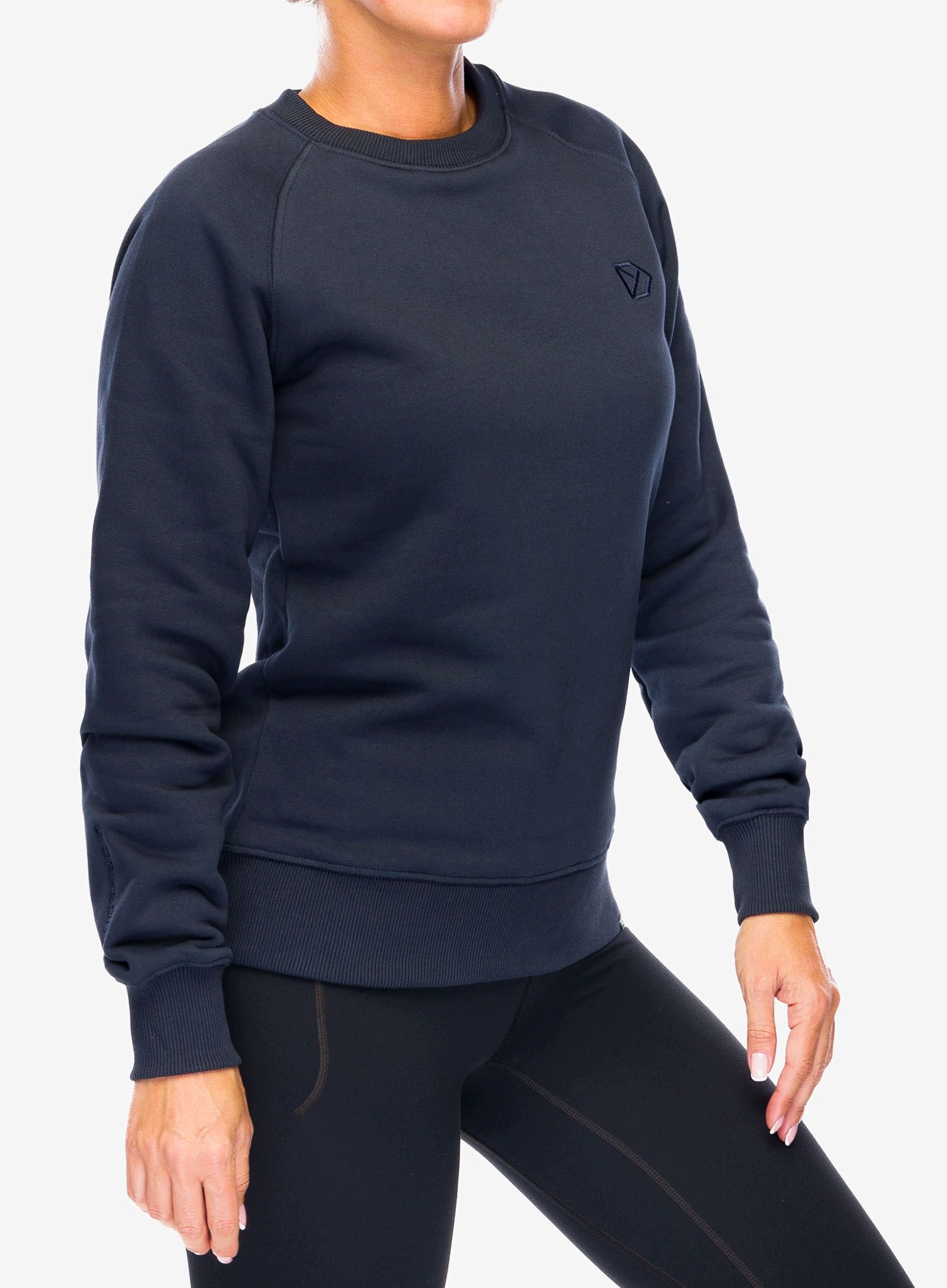 Bluza damska Didriksons Fyn Sweater navy 34 (xs)