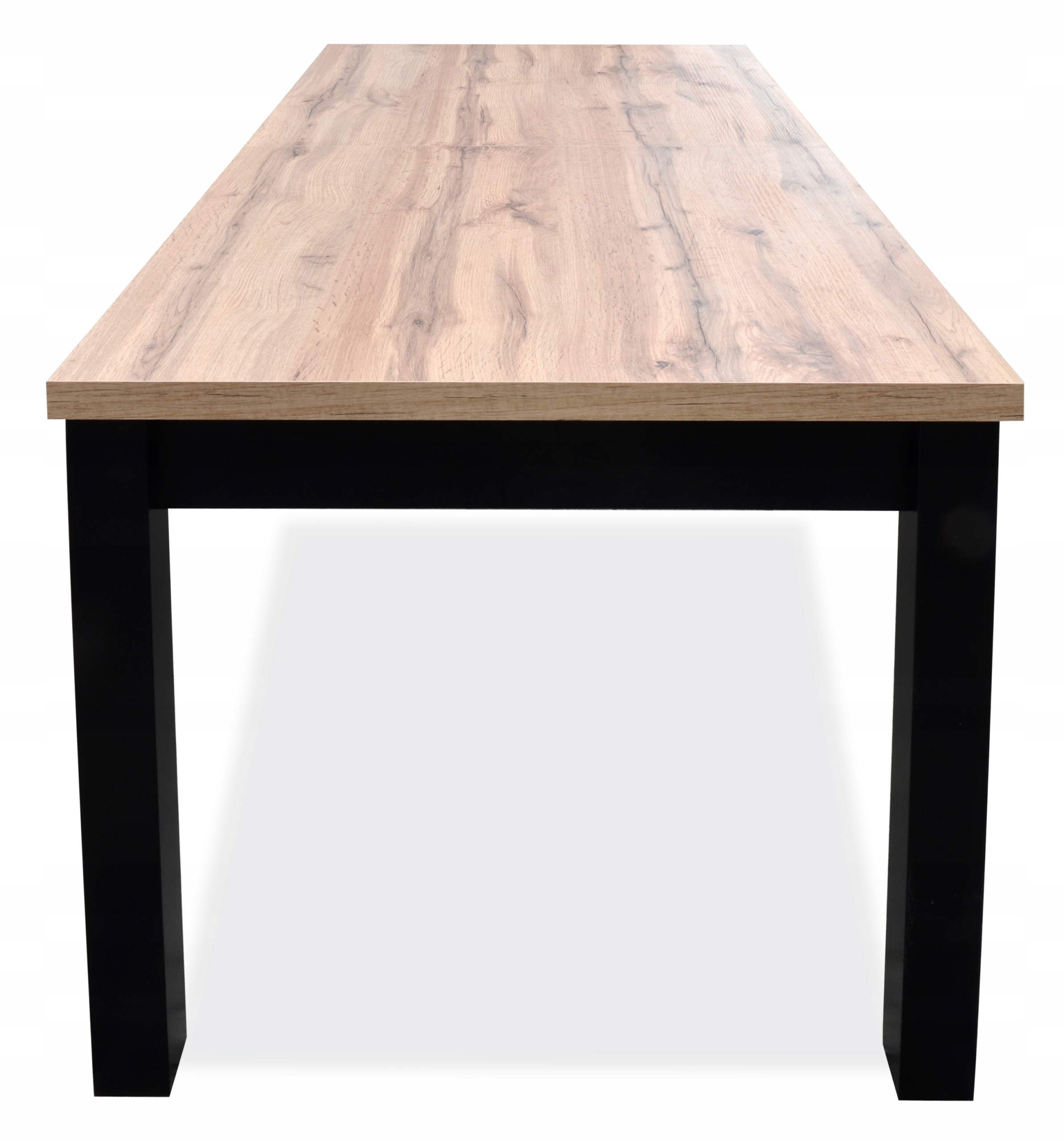 Stół dąb wotan blat laminat nogi czarne rozsuwany Marka MILUX MEBLE