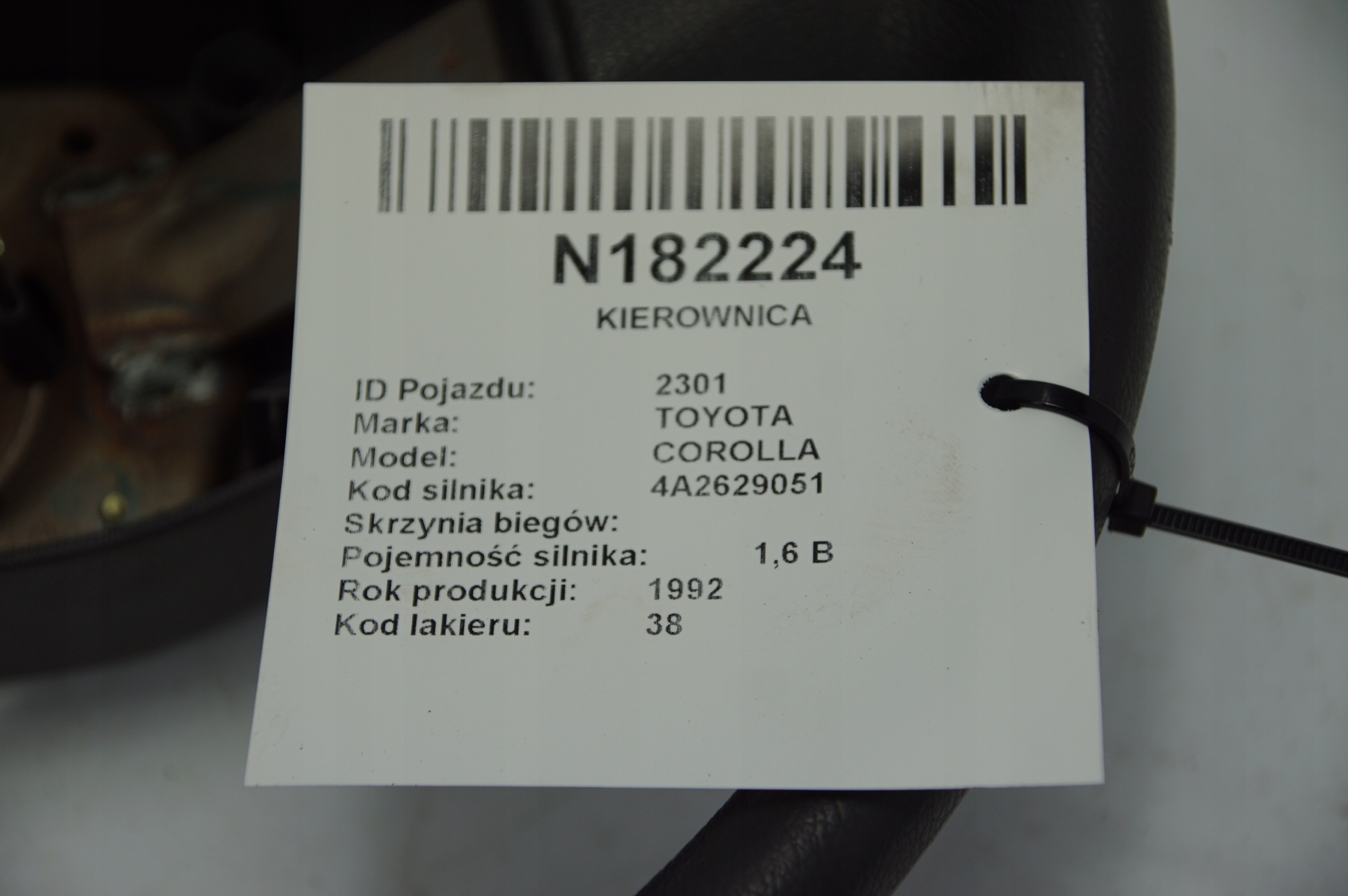lenkrad TOYOTA COROLLA