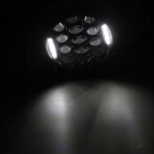 ZESTAW REFLEKTOR LAMPA PRZÓD MOTOCYKLOWA LED 7IN Producent inny