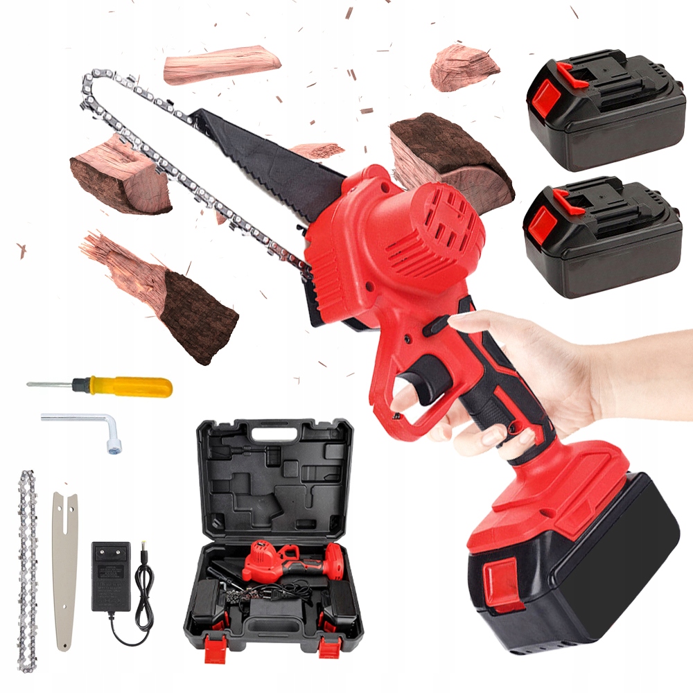 Akumulátor Řetězové Pily Lehké 21V Bezdrátové S Protiprachovou Ochranou