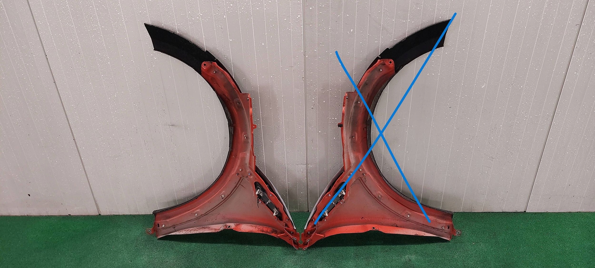 fender right front MINI R60 COUNTRYMAN R61 PACEMAN 10-17 LAK: B16