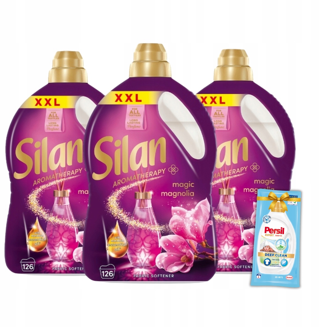 Levně tekutá aviváž Silan Magic Magnolie 2,772 l x 3 Dárek