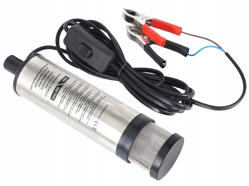 Pompa zanurzeniowa do Oleju Ropy 24V fi 50mm z sitkiem 30 l/min