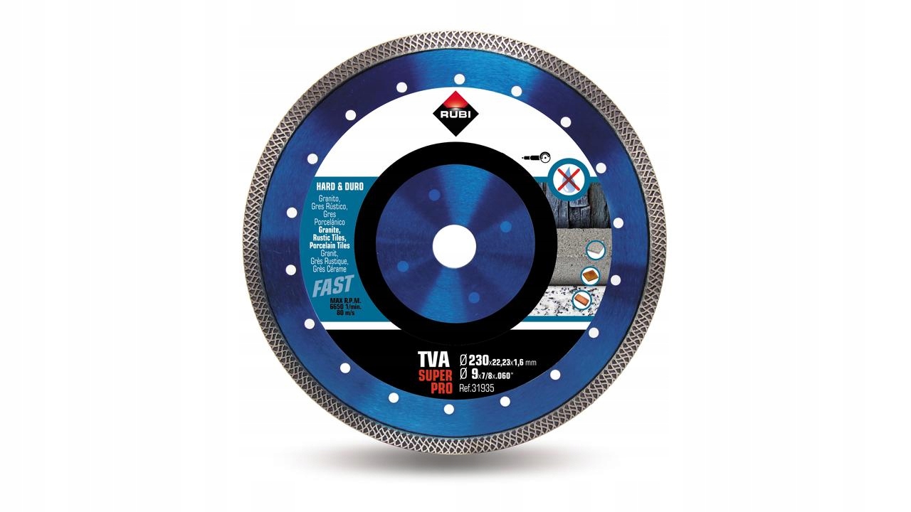 

Tarcza Diamentowa Rubi Tvh 230 superpro