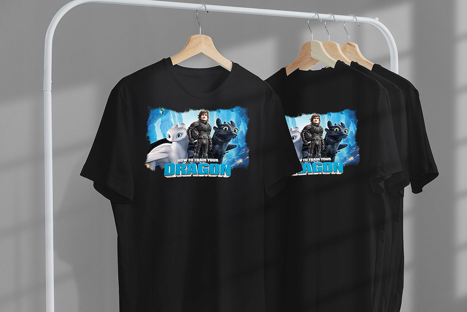 ZESTAW 3W1 KOSZULKA DLA DZIECI TATUAŻE NAKLEJKI JAK WYTRESOWAĆ SMOKA 164 Kolor dominujący czarny