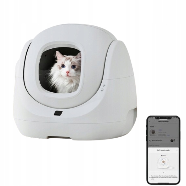 Catlink Inteligentna Kuweta Samoczyszcząca Dla Kotów Baymax Lite Zamknięta