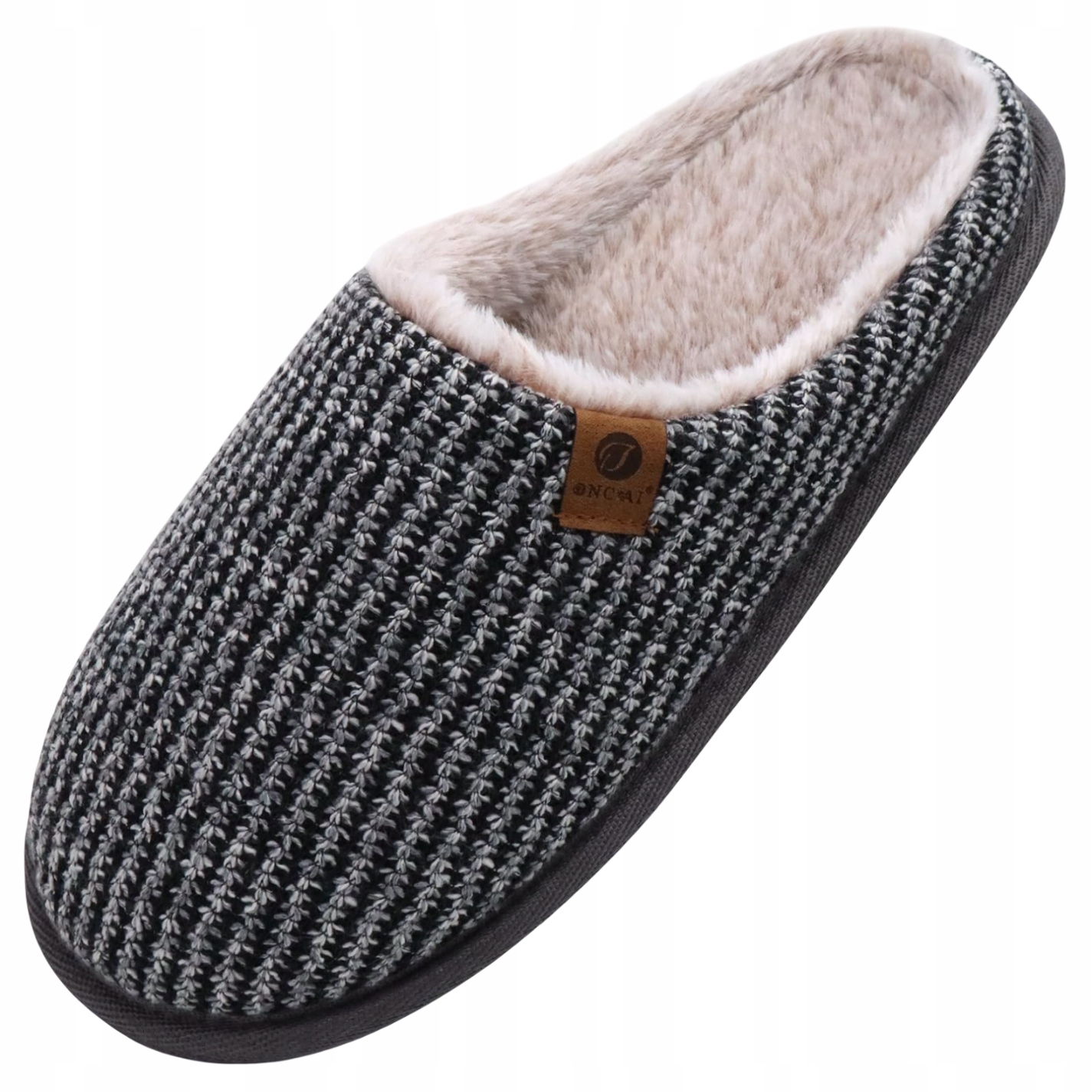 Pánské Papuče Paměťová pěna Bavlněné teplé šedé 47 Eu