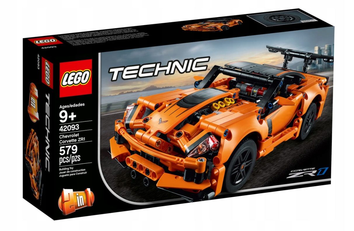 

Lego Technic Chevrolet Corvette ZR1 2w1 42093
