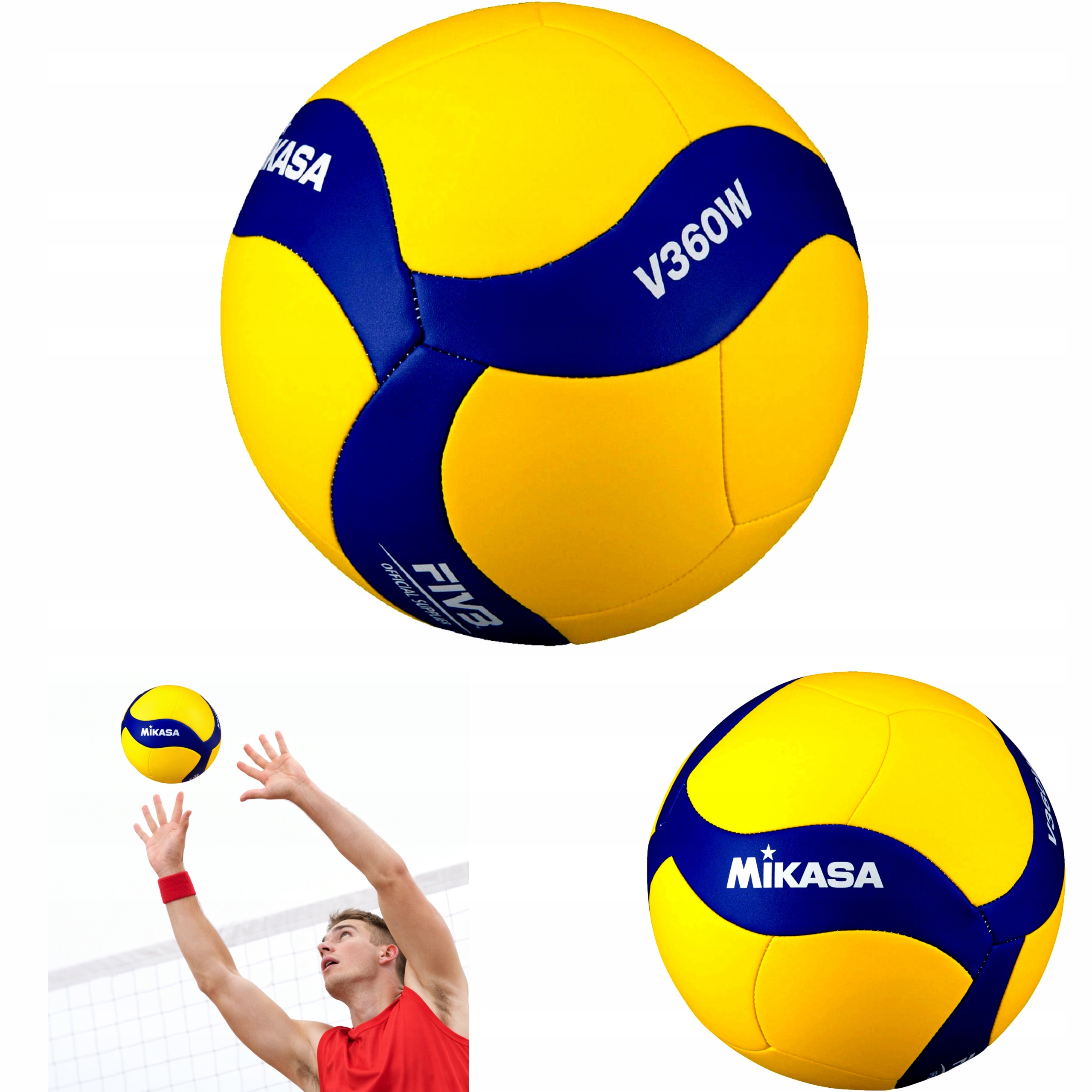 Piłka Siatkowa Rozmiar 5 Halowa Treningowa Turniejowa 18 paneli 260-267 g