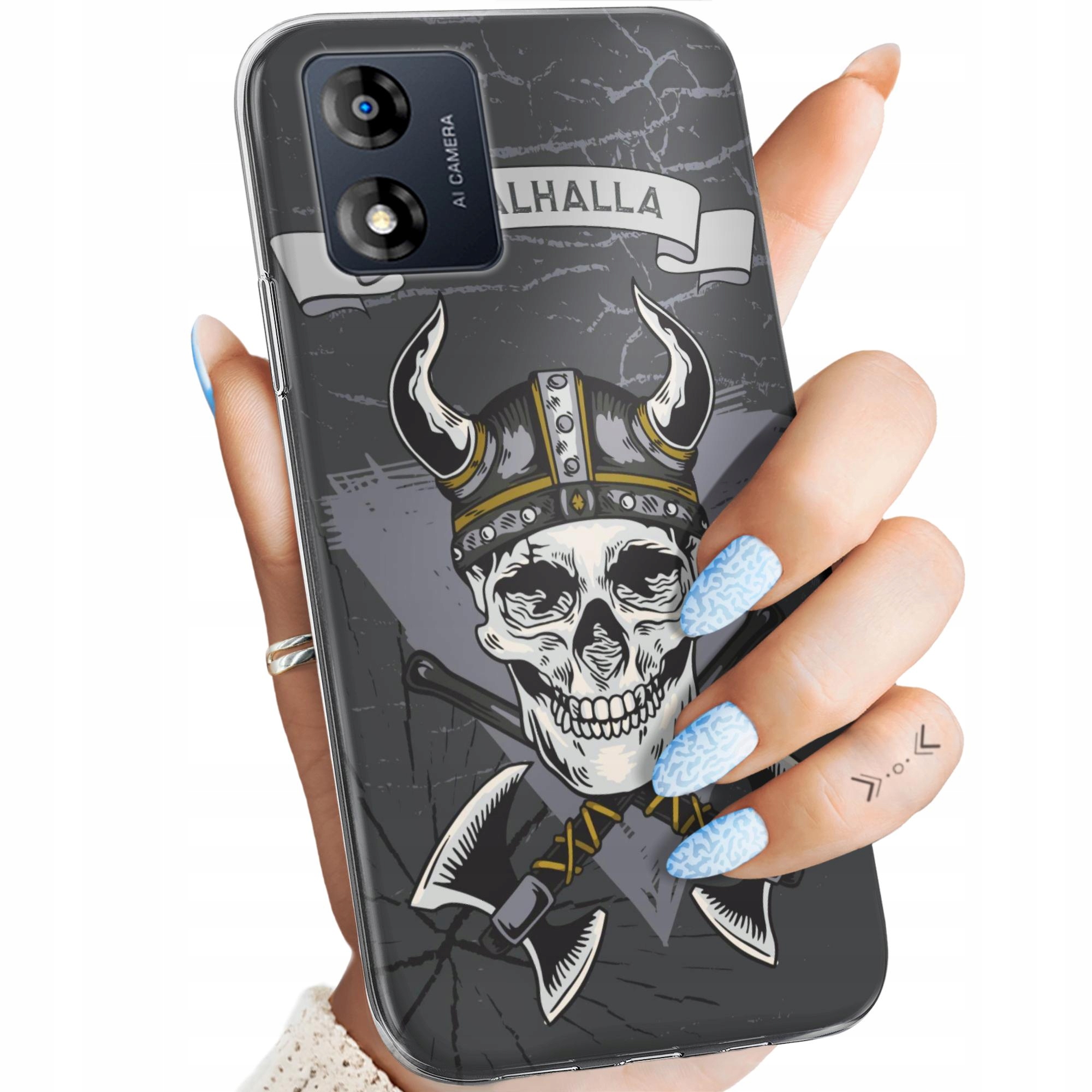 Etui Do Motorola Moto E13 Wikingowie Viking Runy Odyn Obudowa Case