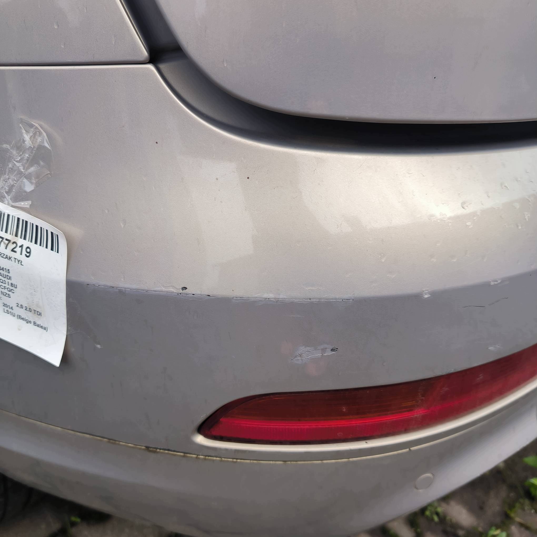 paraurti posteriore AUDI Q3 e 8U