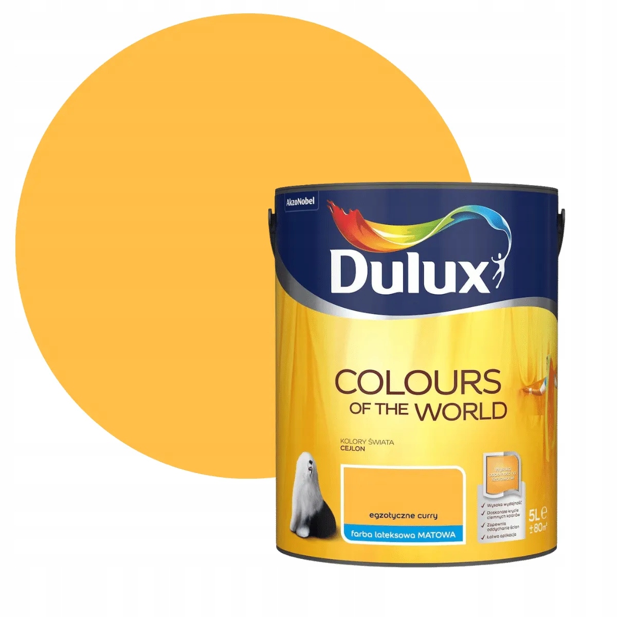 Dulux Barvy Světa Barva Latexová Nástěnná Exotické Curry 5L