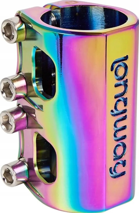 Zacisk do hulajnogi wyczynowej Longway Quattro Scs 32/35mm neochrome