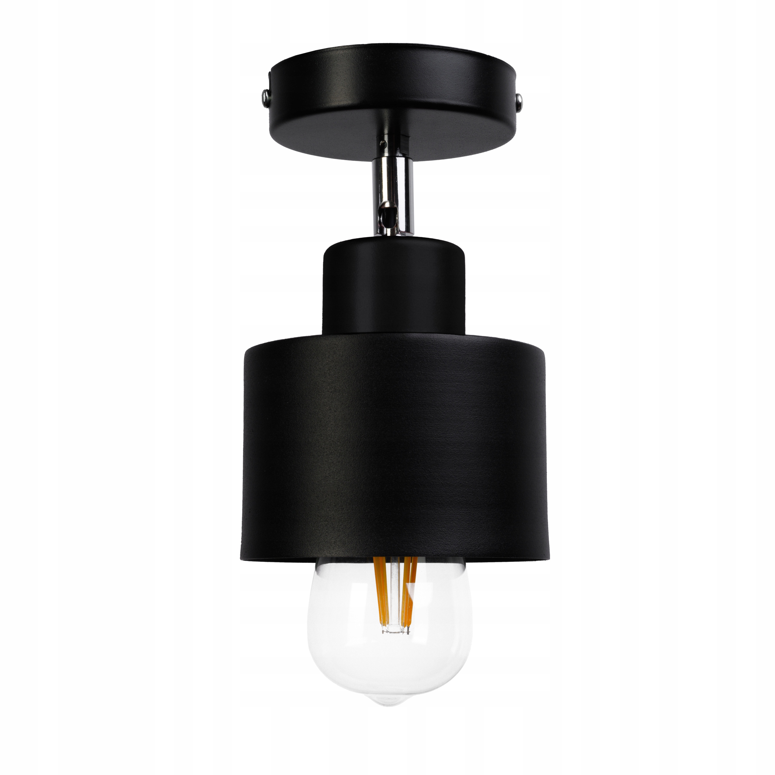 

Lampa Wisząca Sufitowa Kinkiet Czarny Kubek Led