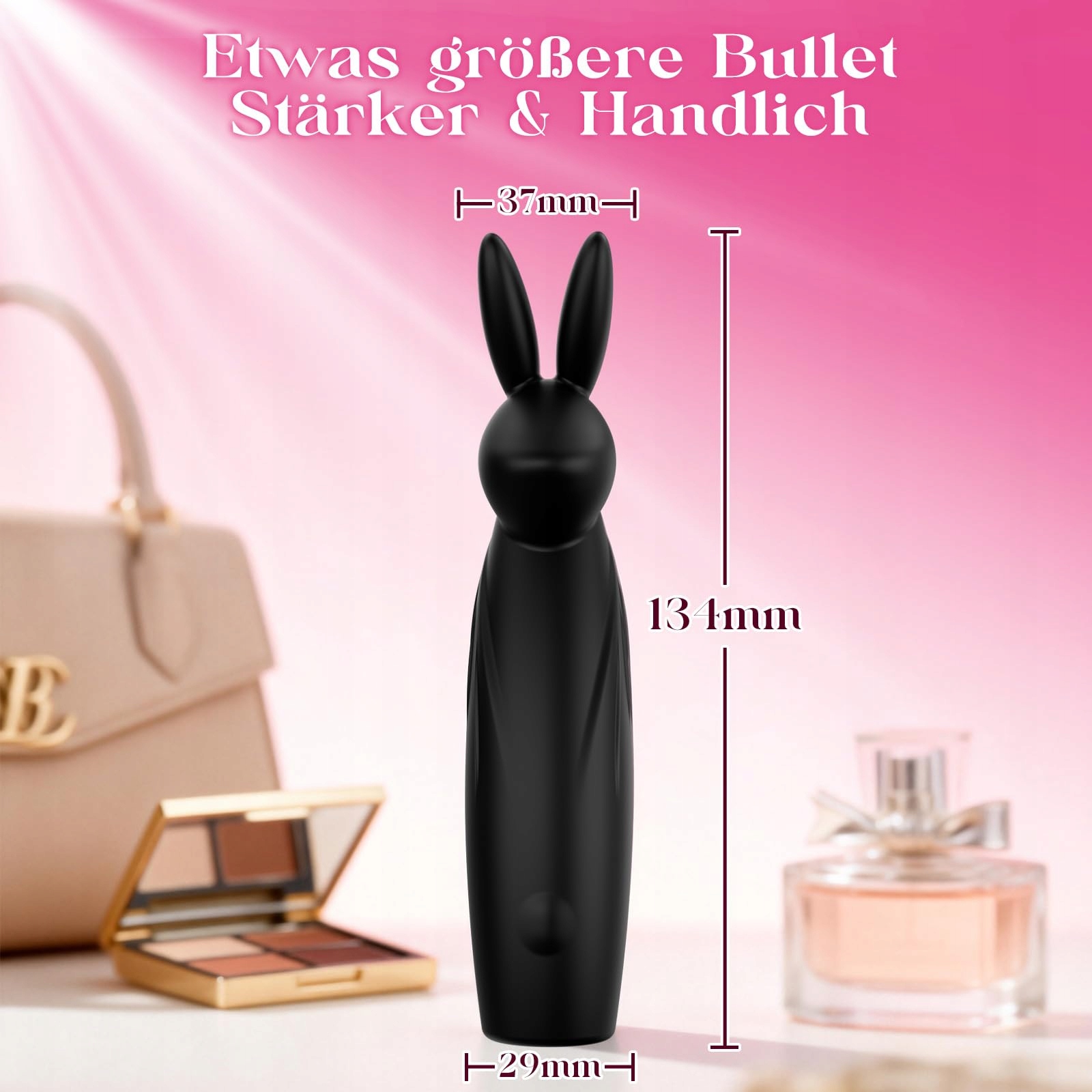 RABBIT Wibrator Dla Kobiet Klitoris Stymulator 10 Trybów Masażer — miniatura 4
