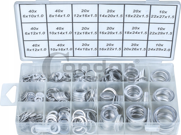 PODKŁADKI ALUMINIOWE KPL PODKŁADEK 450 SZT CONDOR Marka Condor