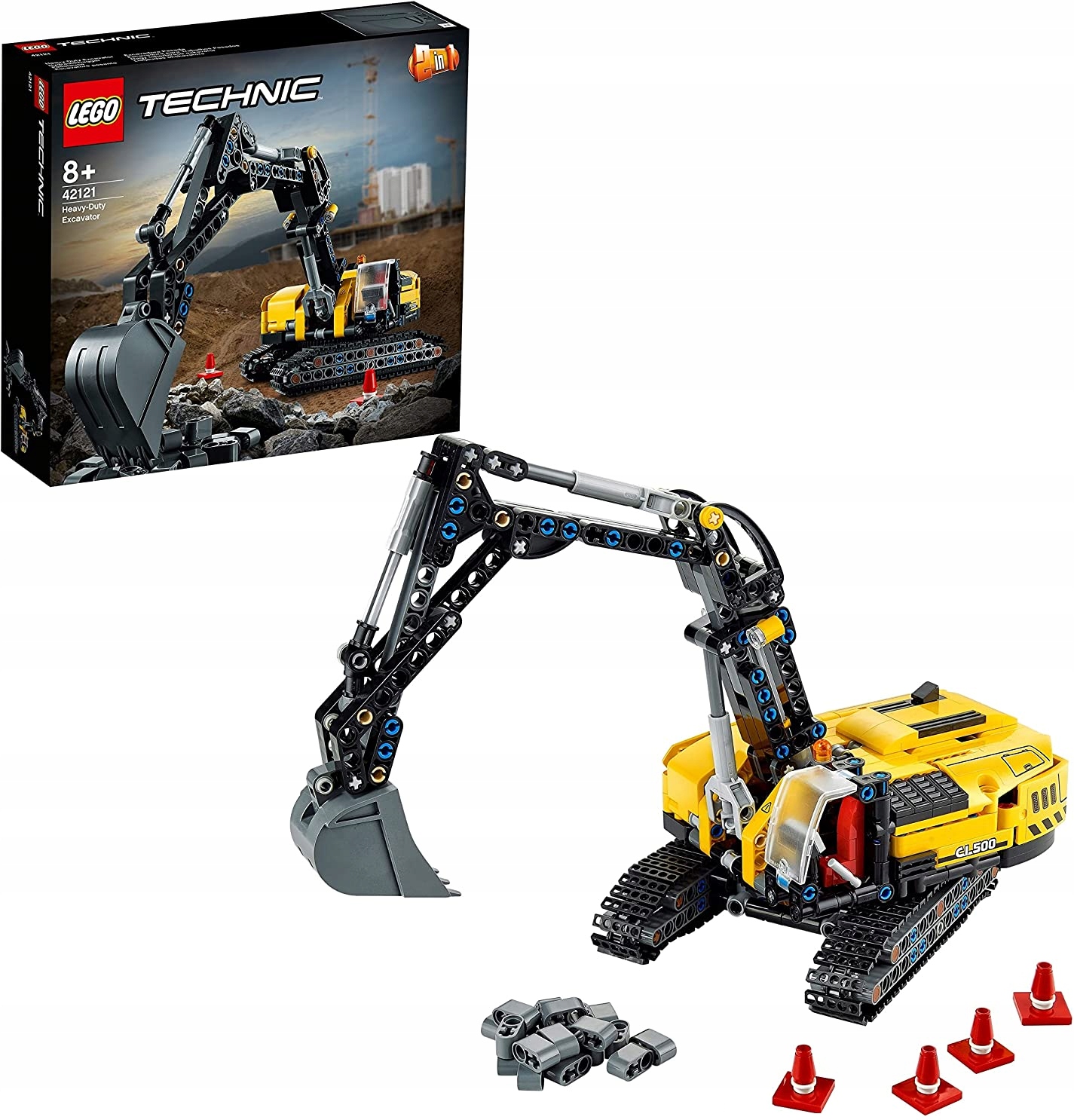 

Lego Technic Wytrzymała Koparka 42121