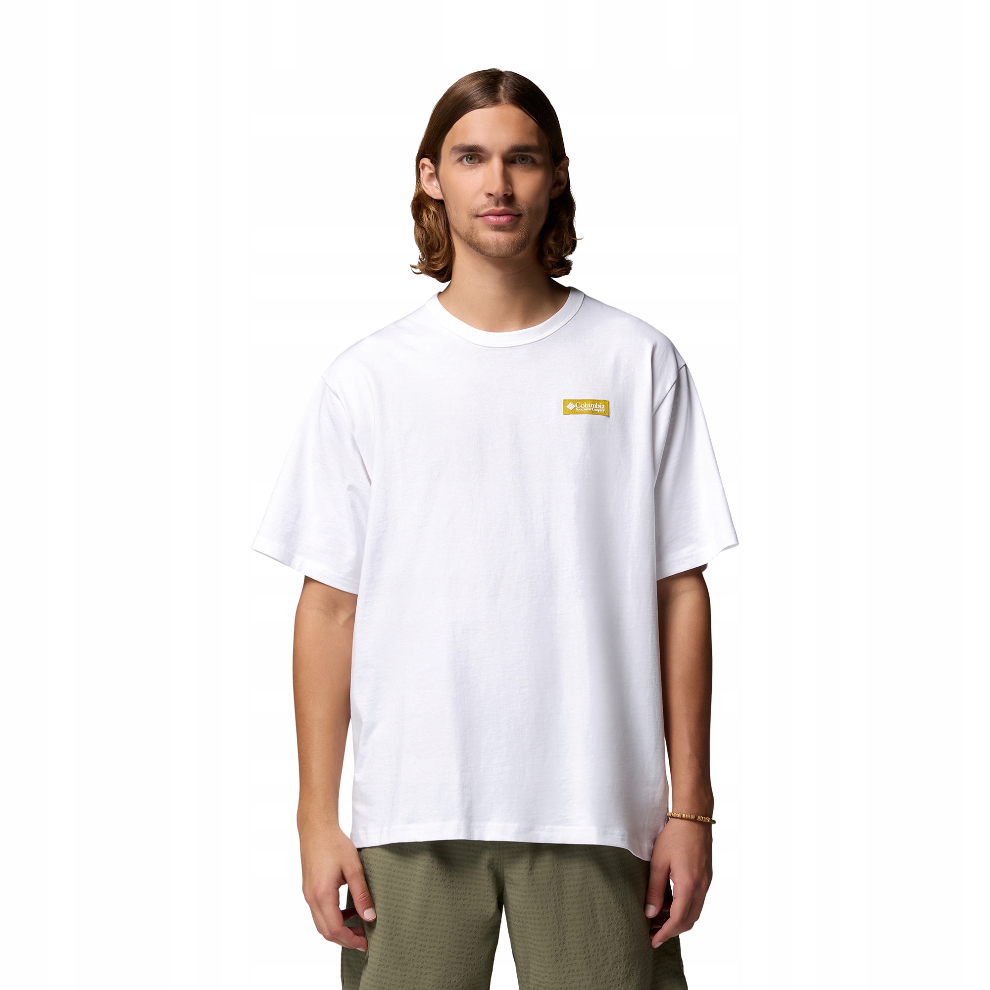 Pánské tričko Columbia Csc Heavyweight Iconic Tee white/opakované reproduktory