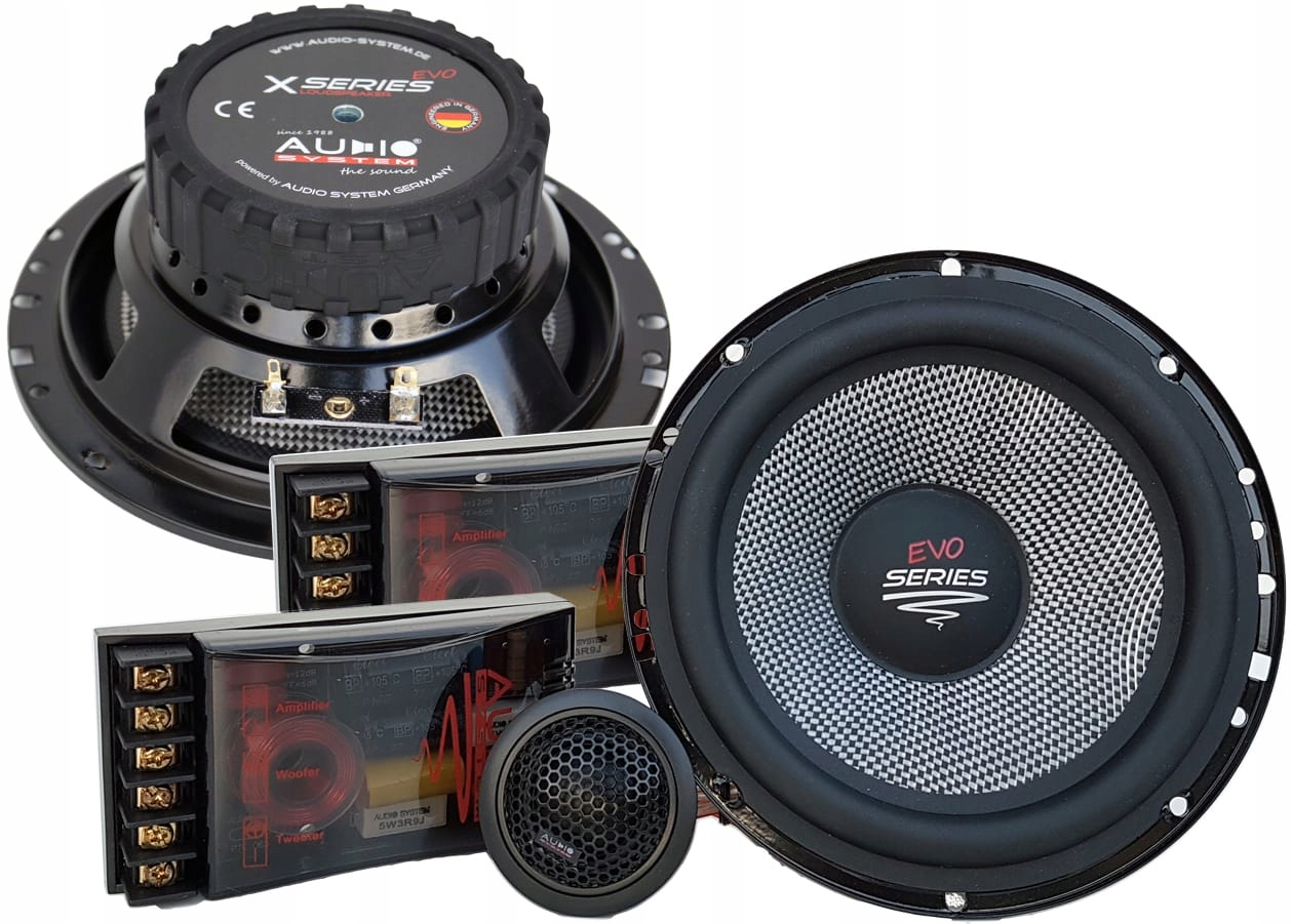 Automobilové reproduktory Audio System R165EVO2 165 mm 16,5 cm 2x100 W Rms 2-Way