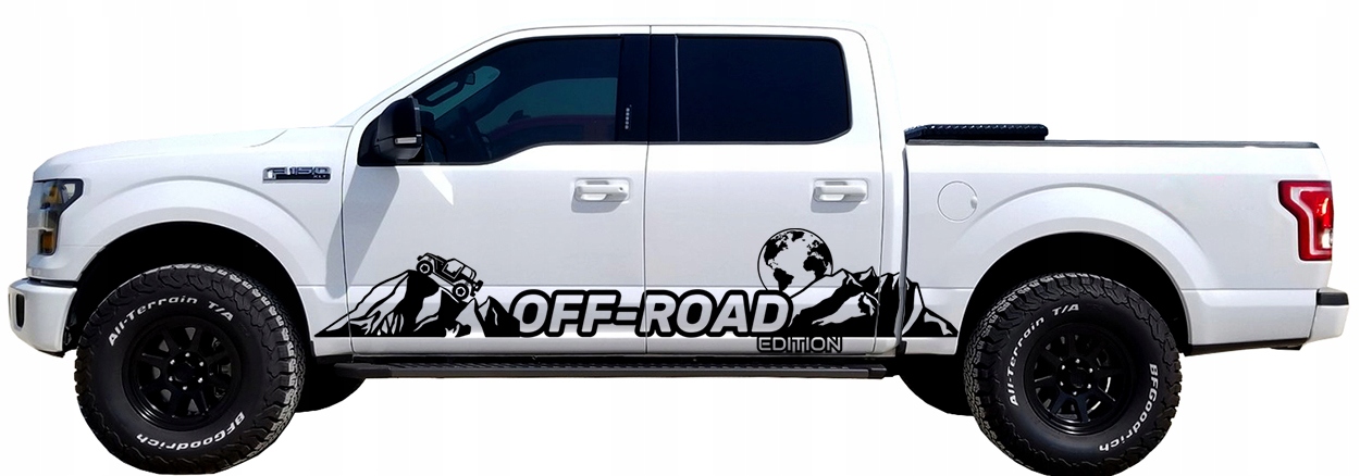 NAKLEJKi NA BOK SAMOCHODU GORY OFF ROAD 150X28cm Producent Inny