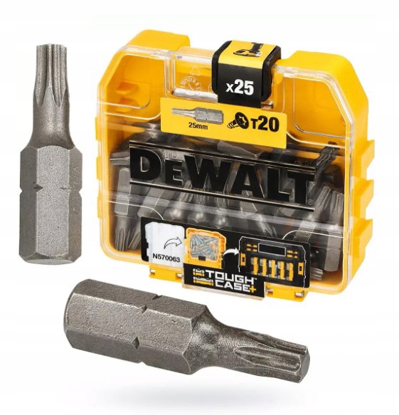 

Dewalt DT7961 Zestaw 25 Szt. Bitów T20 25MM Torx