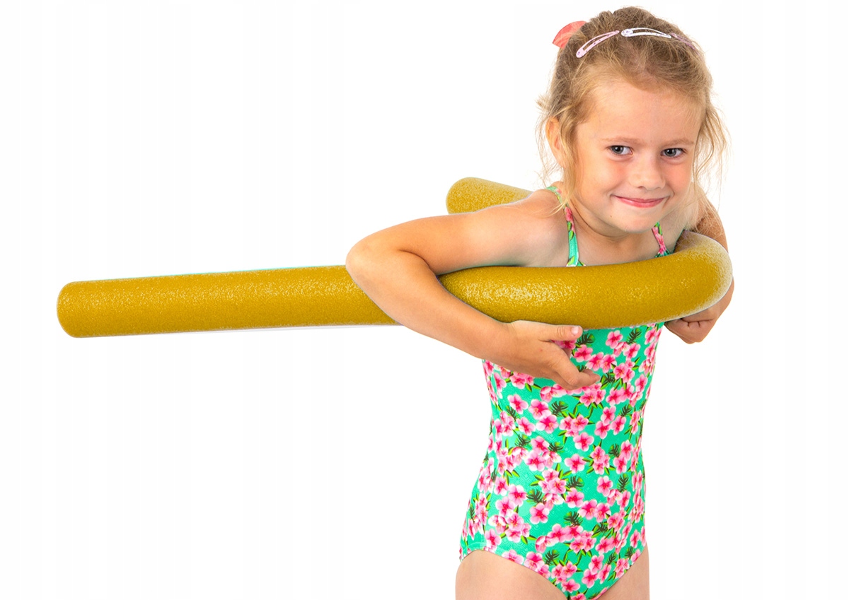 MAKARON BASENOWY do NAUKI PŁYWANIA BASEN ĆWICZEŃ WODY żółty COMFY EAN (GTIN) 5902431047898