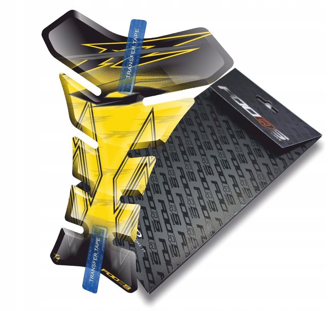 Tank-pad od firmy Fooqs pro Yamaha FZ-6 Žlutý