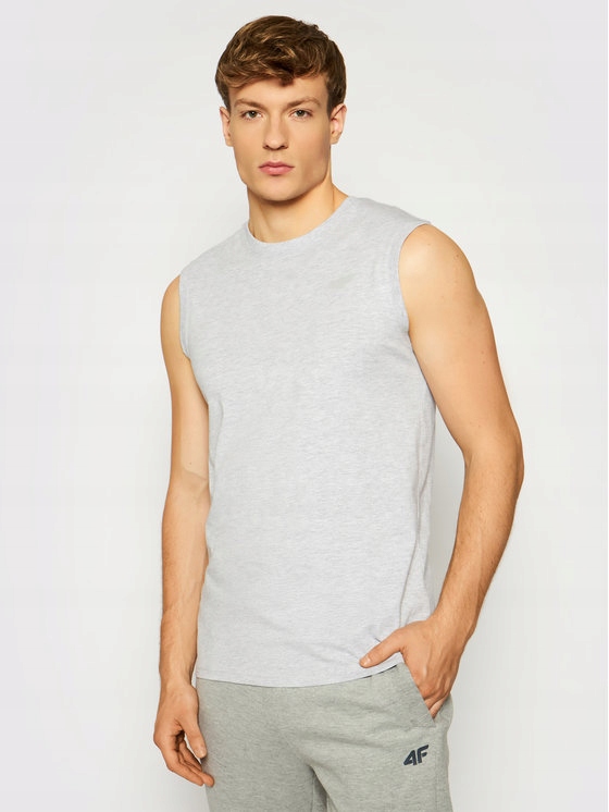 

Koszulka Męska 4F Bez Rękawów T-shirt Bawełna 3XL