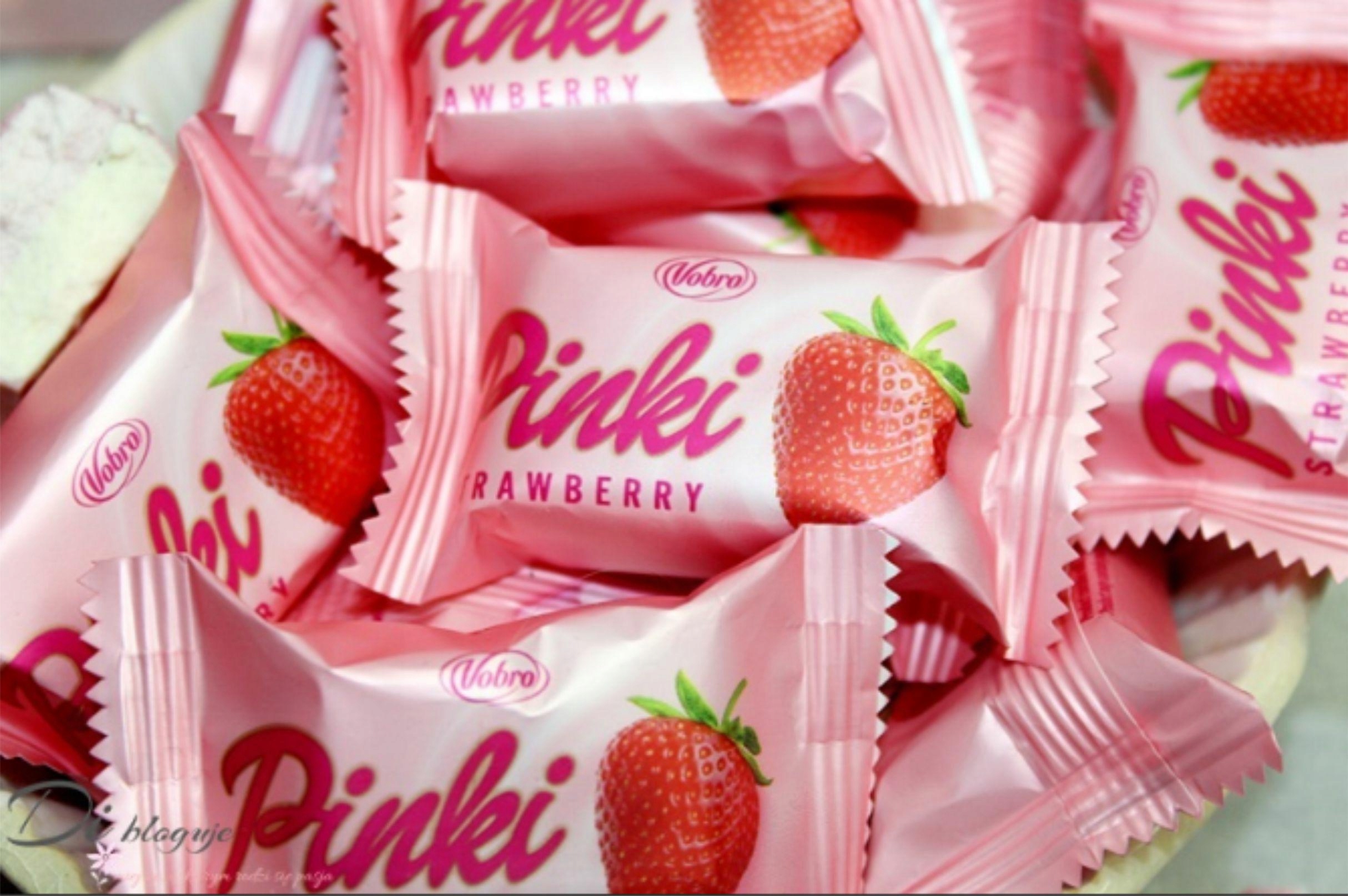 Vobro Cukierki Pinki Strawberry 3KG Luz