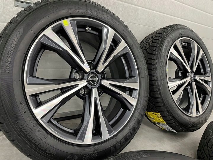 NISSAN QASHQAI KOLA ZIMOWE 215 55R18 KORMORAN NOWE Rims type Aluminum