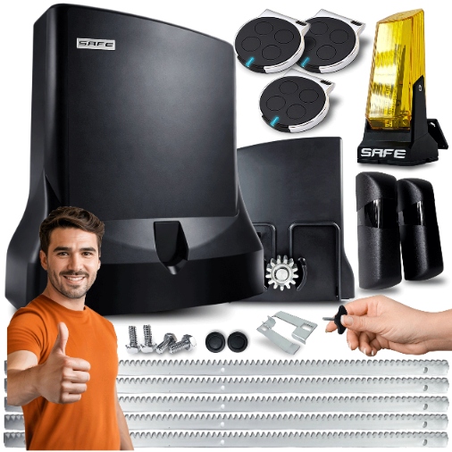 Pohon Pro Posuvné Brány Sada automatických ovladače pohonu lampa 800 kg Safe