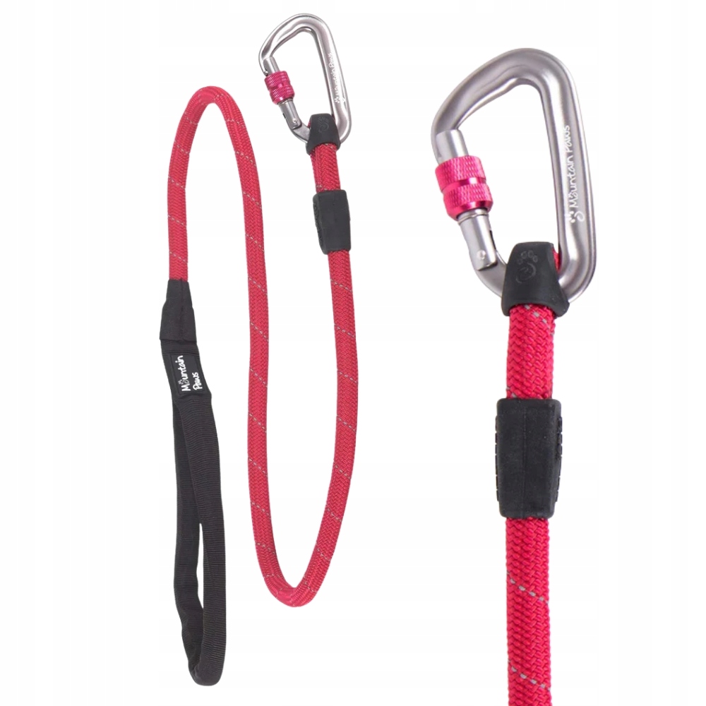 Vodítko pro psa Mountain Paws 120 cm, červené
