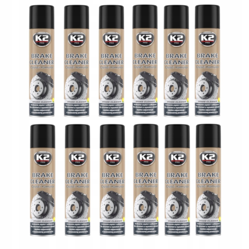 K2 BREAK CLEANER Очищення гальм 12шт x600ml