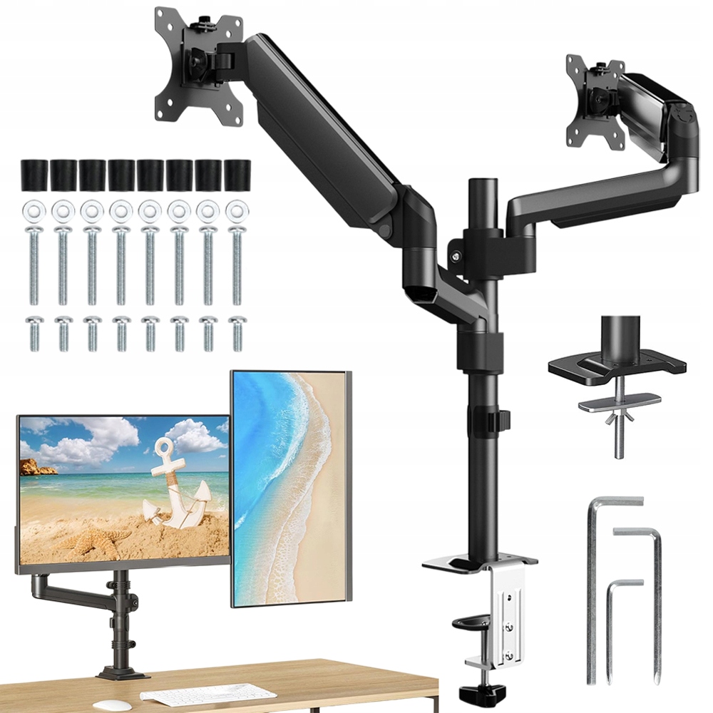 Univerzální Držák Na Monitor A Notebook Univerzální K Psacímu Stolu, Nastavitelné Rameno