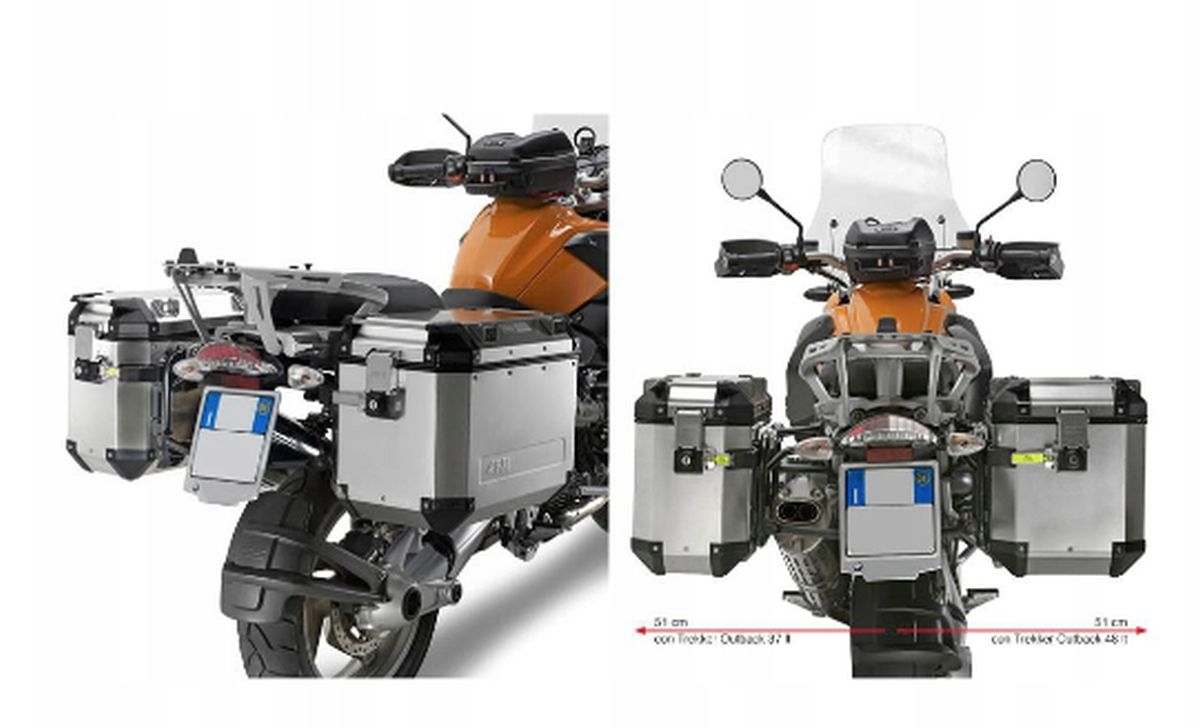 Kappa Rošt Bočných Kufrov Monokey Cam Side Bmw R 1200 Gs (04-12), R 1200