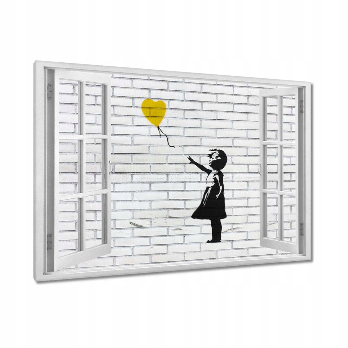 Obrazy 120x80 Banksy Balonek Dívka