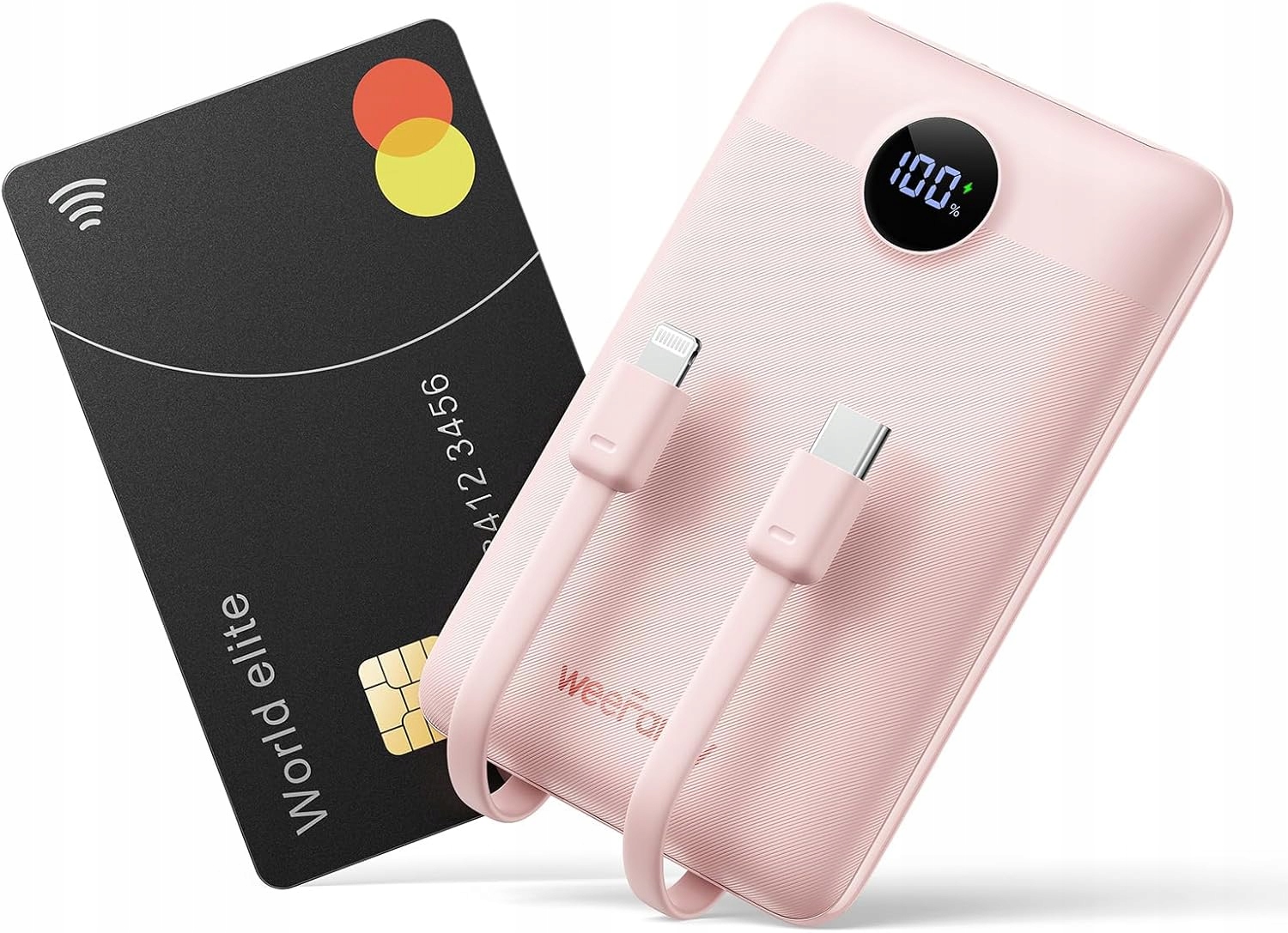 Weefancy Power Bank 10000 mAh Mini Usb C pro iPhone Samsung