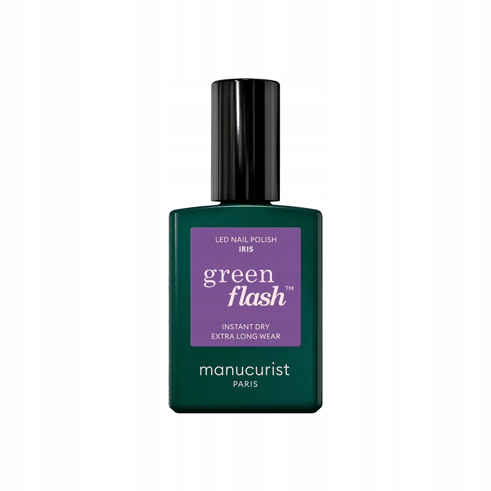 Lak na nehty Iris Green Flash 15 ml Manucurist – trvanlivý a intenzivní
