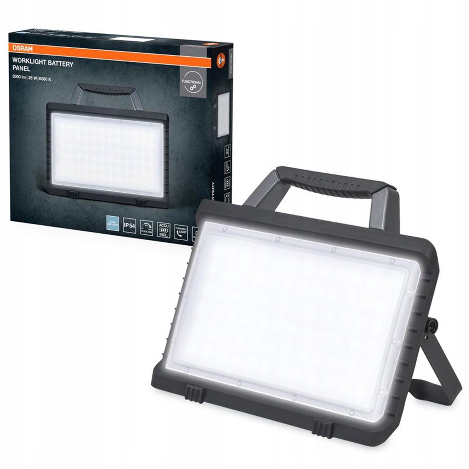 Led reflektor Halogén Vonkajší reflektor 26W 6500K 3000lm IP54 Osram