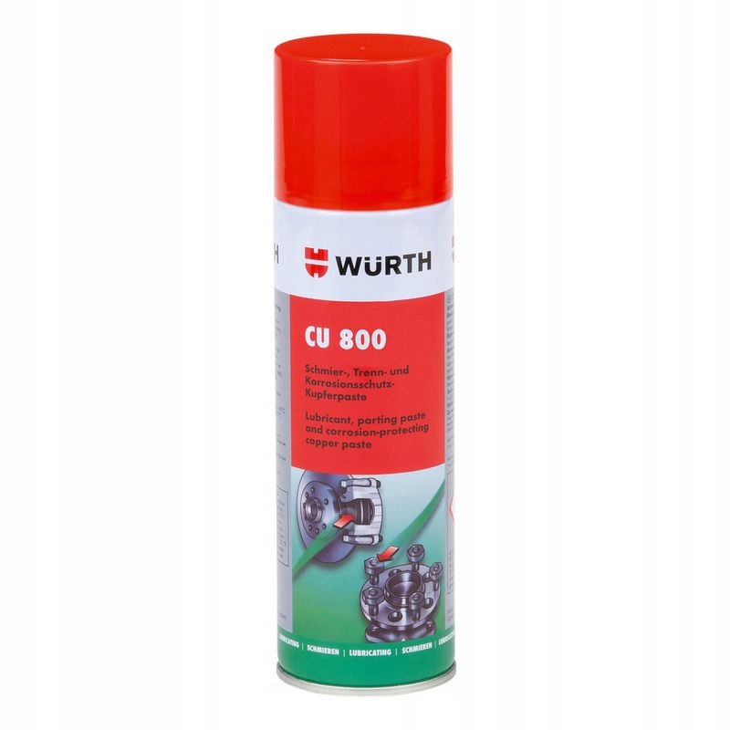 Smar Miedziany Wysokotemperaturowy Uniwersalny Wurth CU800