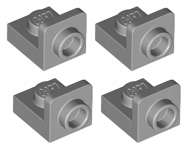 

Lego płytka łamana 1x1 j.szara 4 szt. 36840 Nowa