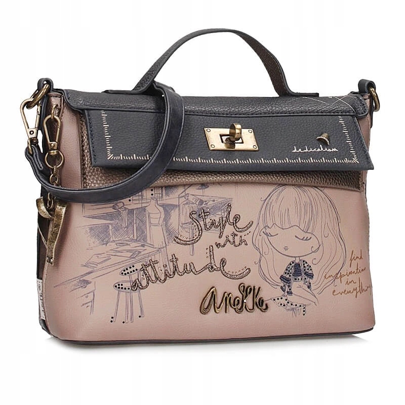 Klasická kabelka přes rameno Anekke 41843-528 Bolso Mademoiselle