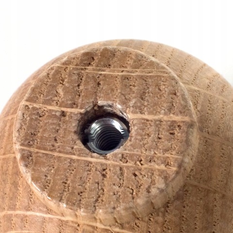 UCHWYT MEBLOWY GAŁKA DREWNIANA KULKA PUDROWY RÓŻ ZETAW 3 SZT Marka Iwmar