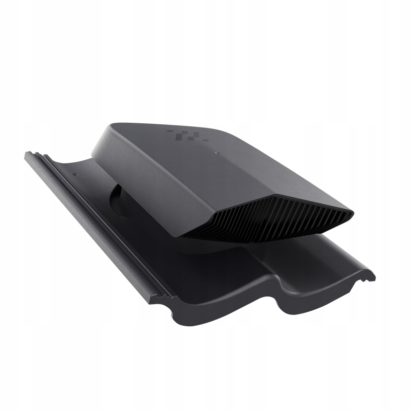 Ventilační střešní ventilátor Creaton Goteborg Planar Grafit