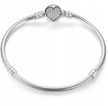 Modulární náramek s přívěskem hadička 19 Cm stříbro 925 s925 SimplyMe Dárek