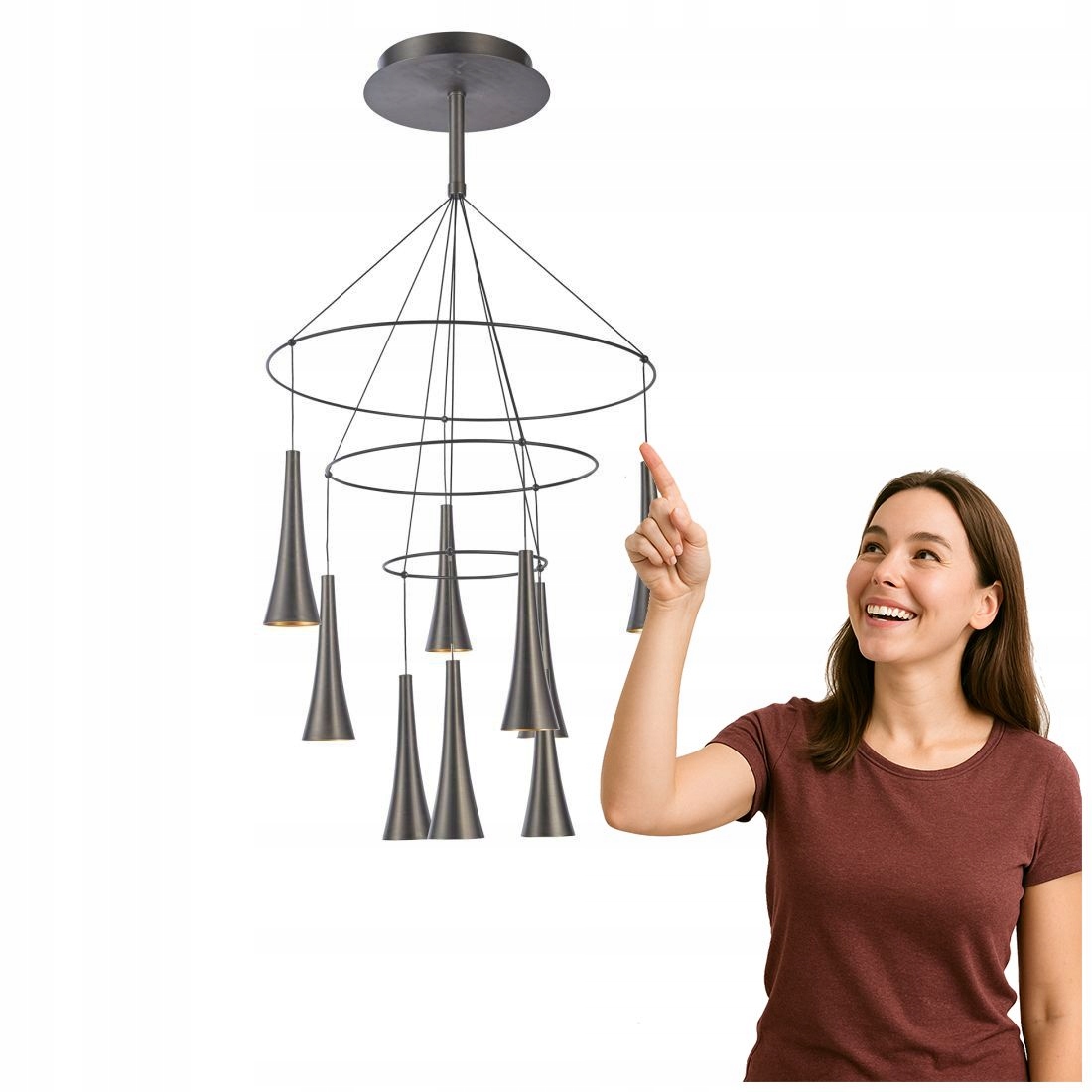 Závěsná lampa Luca MD16115-9A Italux