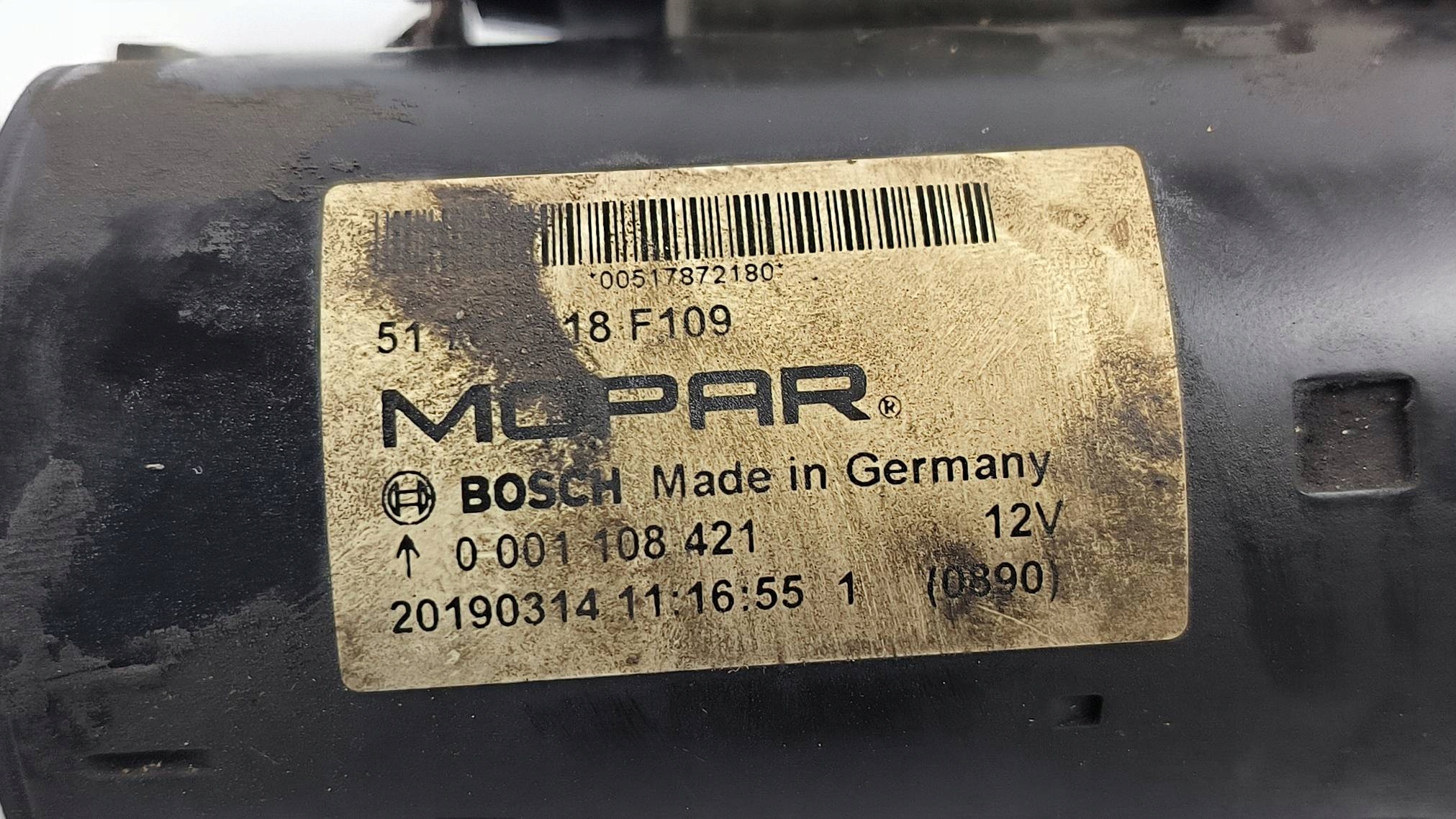 starter 51787218 FIAT DOBLO II MAXI LIFT